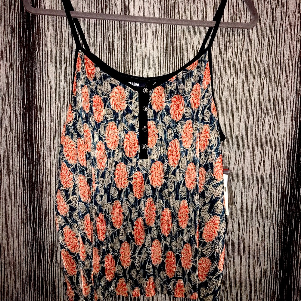 Anthropologie MAUVE Floral Top